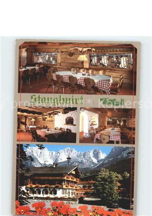Going Wilden Kaiser Tirol Gasthaus Stanglwirt Kuhstall Stube