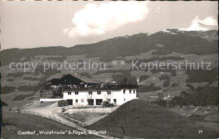 Fuegen Gasthof Waldfriede Panorama