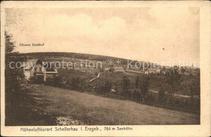 Schellerhau Panorama H?henluftkurort Oberer Gasthof