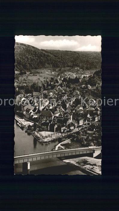 Neckargemuend Neckarbruecke Fliegeraufnahme