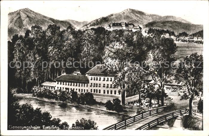 Empfing Oberbayern Genesungsheim Br?cke Alpen K?nstlerkarte