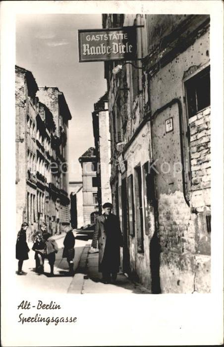 BERLIN  CITY Alt Berlin Sperlingsgasse Gastst?tte