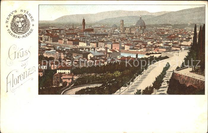 Firenze Florenz Panorama Remys St?rke Fabrik Marke Werbung