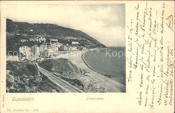 Ospedaletti Panorama Strand