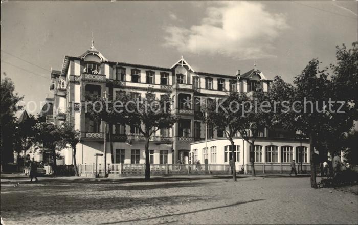 Ahlbeck Ostseebad FDGB Erholungsheim Kurt Buerger