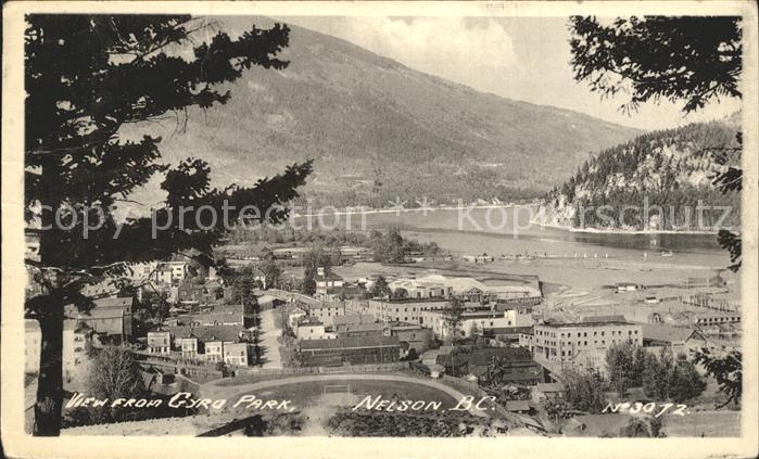 Nelson British Columbia View from Gyro Park