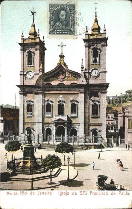 Rio de Janeiro Igreja de Sao Francisco de Paula Monumento