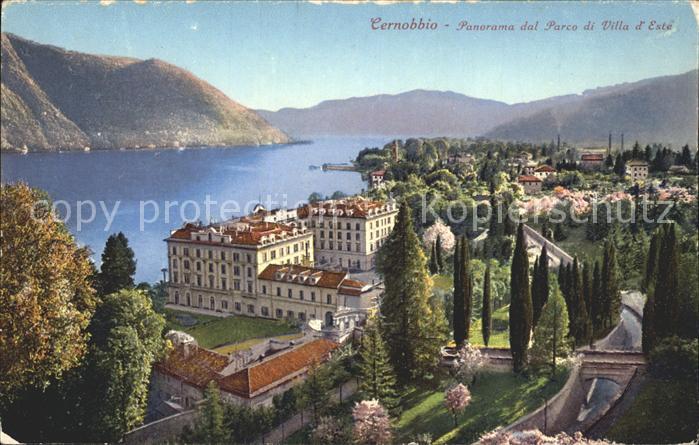 Cernobbio Lago di Como Panorama dal Parco di Villa d Este