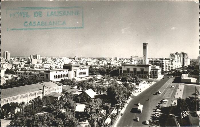 Casablanca Panorama Services Municipaux Palais de Justice Theatre Municipal Imme