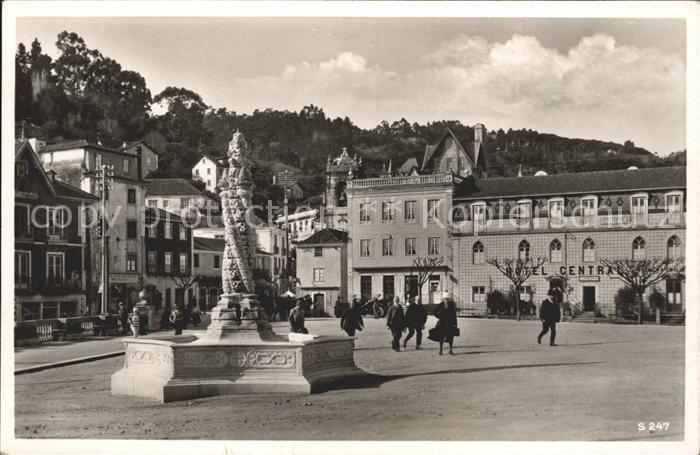 Lisboa Cintra Praca de castello Brunnen