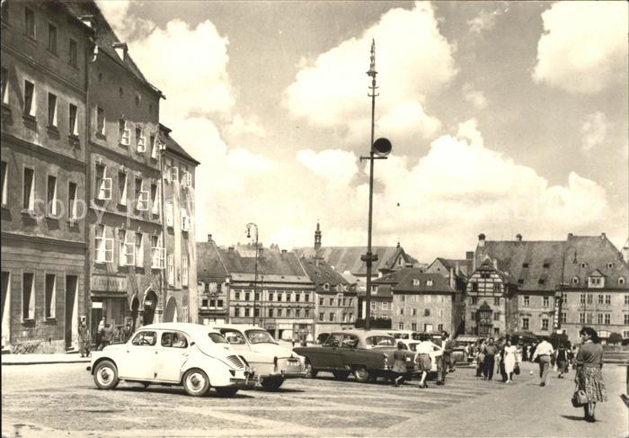 Cheb Eger Starobyle chebske domy v dolni casti namesti Ceskoslowvenske armady