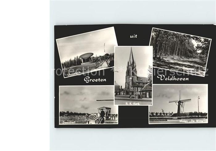 Veldhoven Netherlands Musieknis Molen De Witte Kerk Zwembad