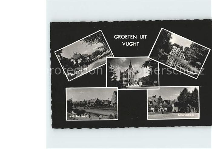 Vught Boxtelscheweg Huize Reeburg Maurickplein v.d. Pollstraat Raadhuis