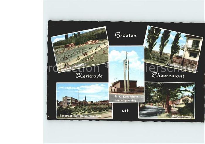 Chevremont Kerkrade Zwembad Toupsberg Brugmolenweg Kerk