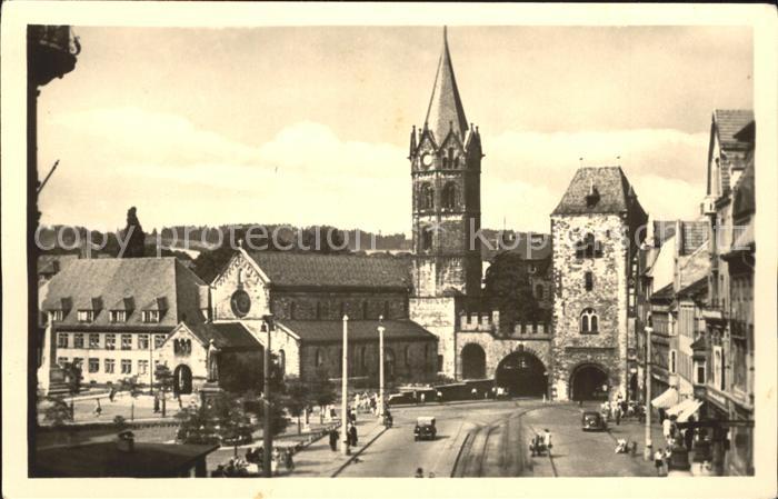 Eisenach Thueringen Karlsplatz Kirche Tor