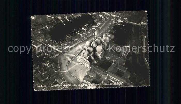 Padova Basilica del Santo vista aerea