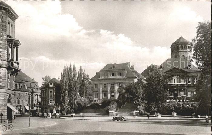 Bayreuth Blick vom Luitpoldplatz zur Opernstrasse