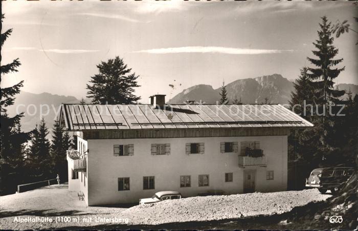 BERCHTESGADEN Bayern Alpeltalhuette mit Kehlstein