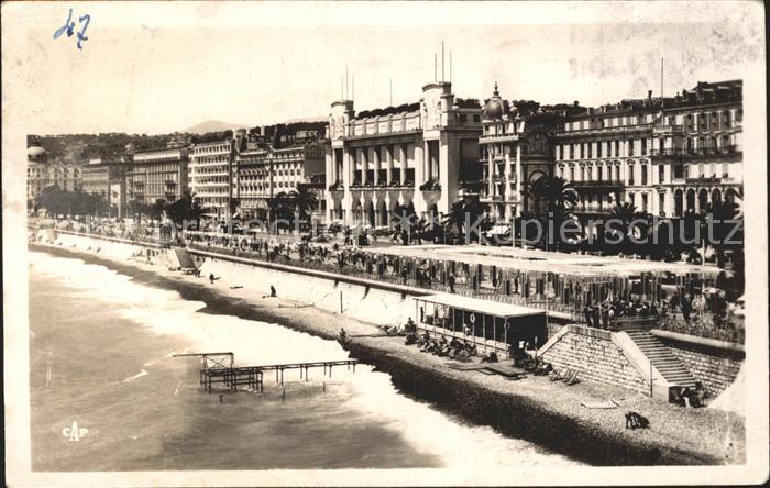Nice Alpes Maritimes Palais de la Mediterranee Promenade des Anglais