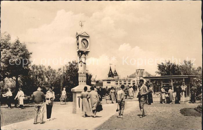 Ahlbeck Ostseebad Strandpromenade Standuhr