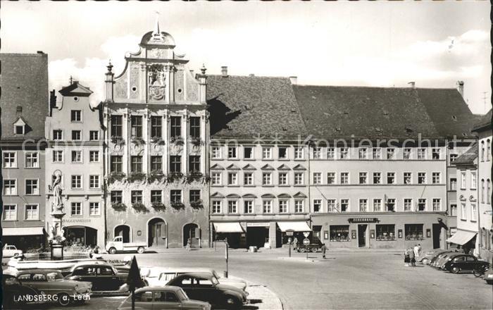 Landsberg Lech Rathaus Brunnen