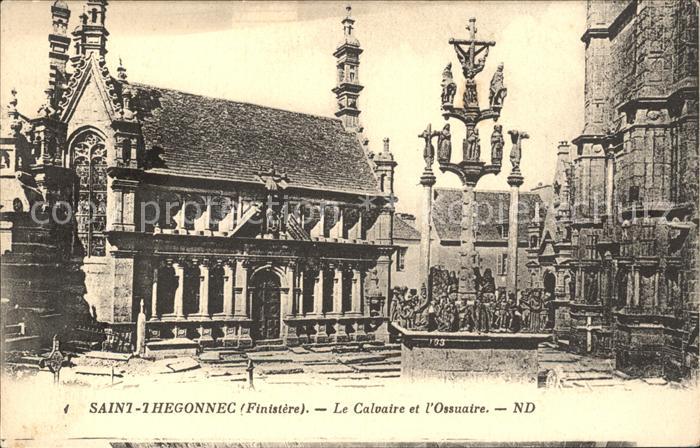 Saint-Thegonnec Calvaire et l'Ossuaire