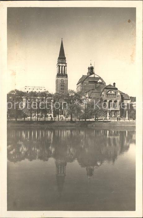 KIEL  CITY Rathaus und Stadttheater