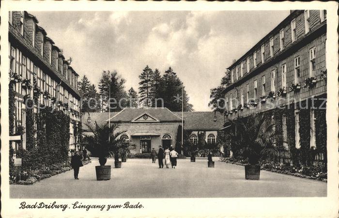 Bad Driburg Eingang zum Bade
