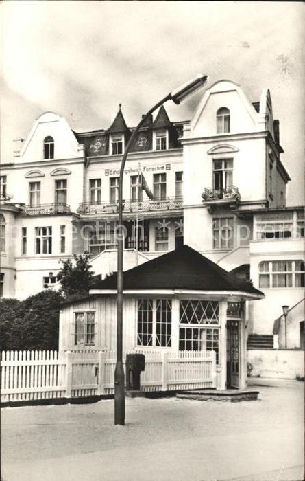 Bansin Ostseebad FDGB Erholungsheim Josef Orlopp