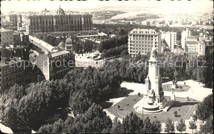 Madrid Spain Vista parcial Monument