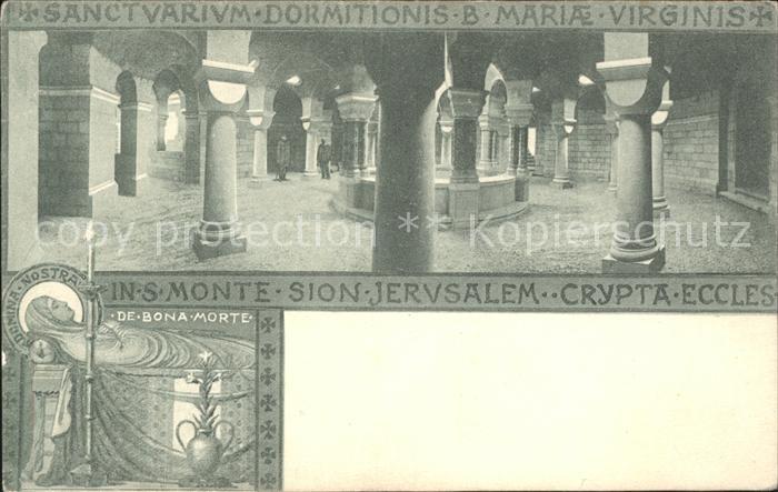 Jerusalem Yerushalayim Monte Sion Crypta