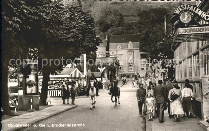 Koenigswinter Drachenfelsstrasse Reiter