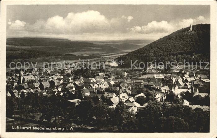 Niedermarsberg Panorama Luftkurort
