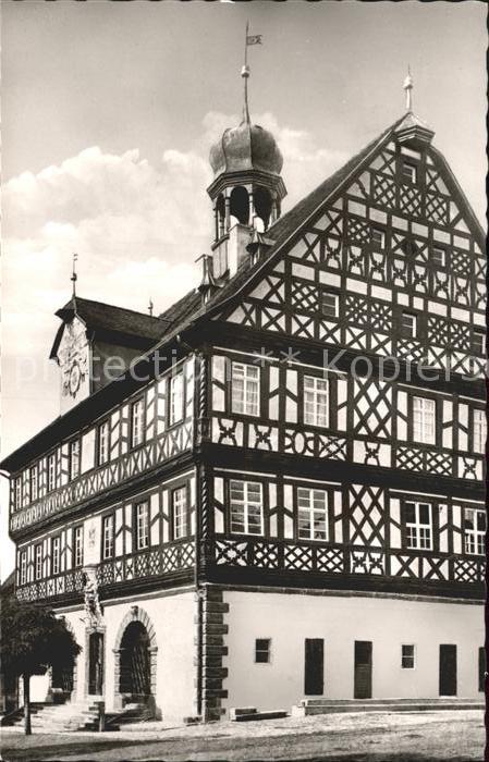Staffelstein Rathaus Fachwerkhaus