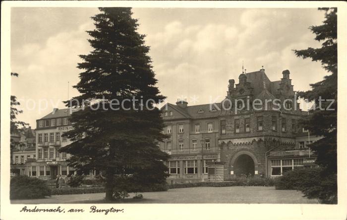 Andernach Rhein Rheinland-Pfalz Burgtor