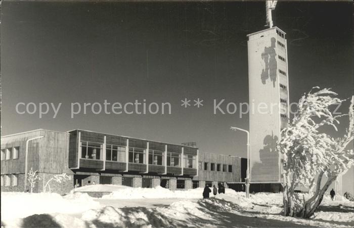 Oberwiesenthal Erzgebirge Fichtelberghaus Kurort Wintersportplatz
