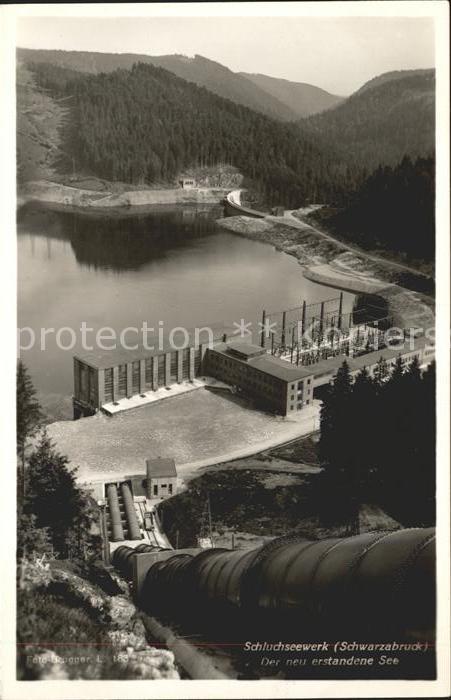Schluchsee Schluchseewerk Schwarzabruck Stausee Schwarzwald