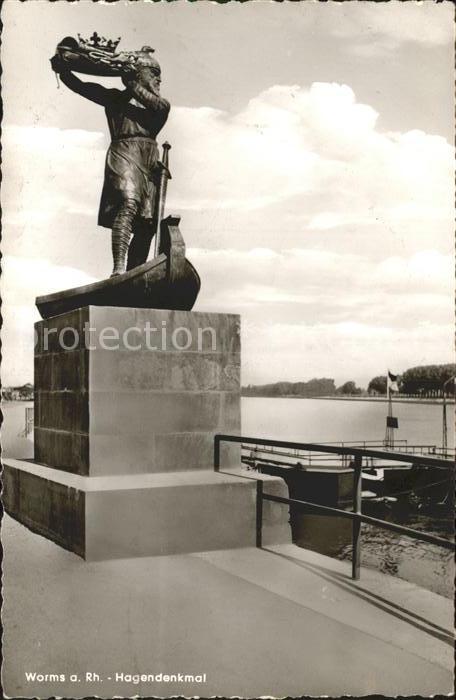 Worms Rhein Hagendenkmal