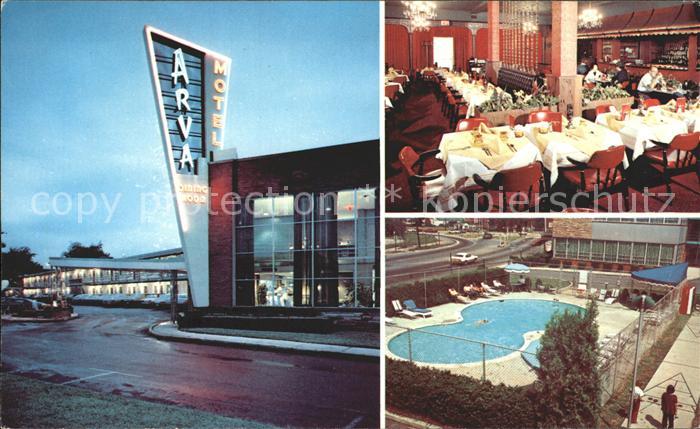 Arlington Virginia Arva Motor Hotel Restaurant Swimming Pool