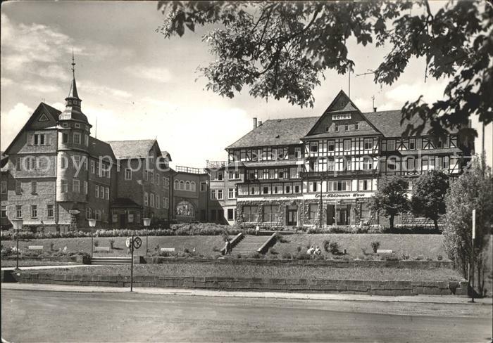Oberhof Thueringen Blick zum Ernst Thaelmann Haus