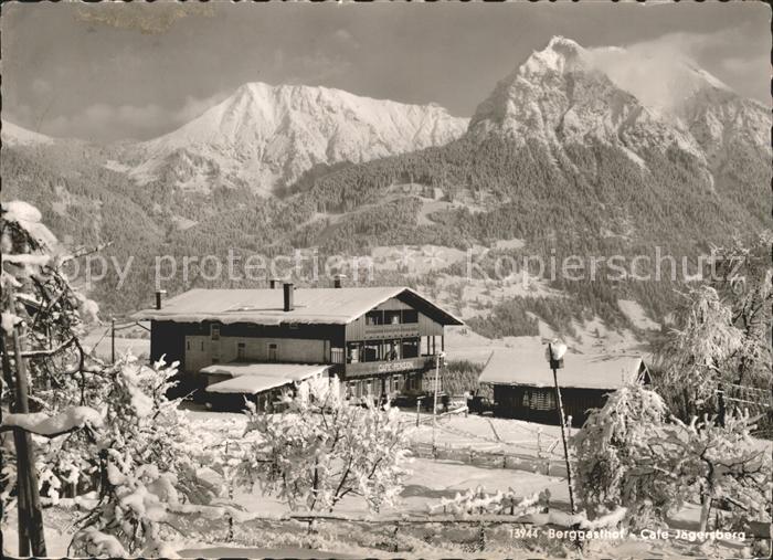 Langenwang Fischen Berggasthof Cafe Jaegersberg Winterpanorama