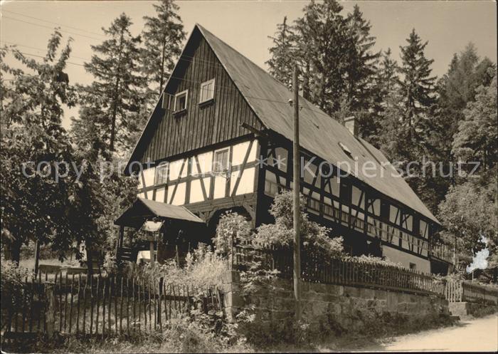Oybin Sachsen Altes Umgebindehaeuschen