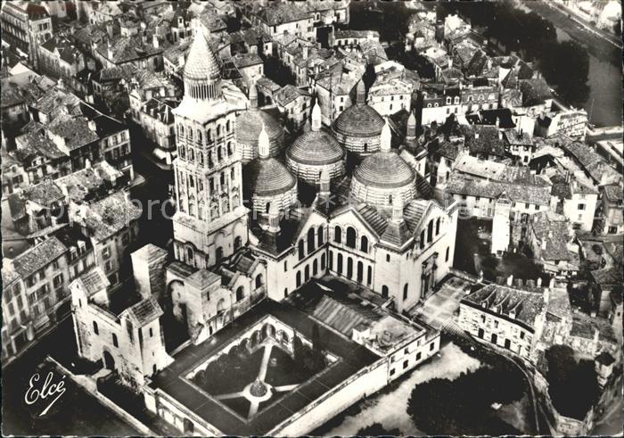 Perigueux Cathedrale Saint Front vue aerienne