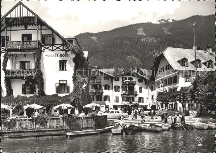 St Wolfgang Wolfgangsee Hotel Weisses Roessl und Marktplatz Wolfgangsee