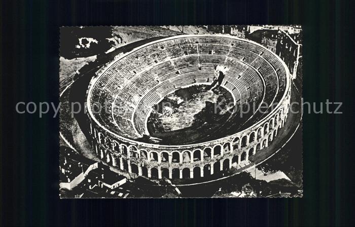 Verona Veneto Arena Fliegeraufnahme