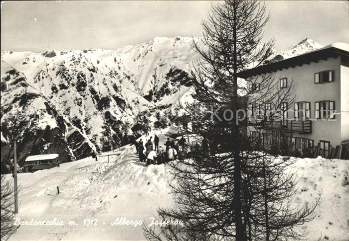 Bardonecchia Albergo Jafferau Winterpanorama