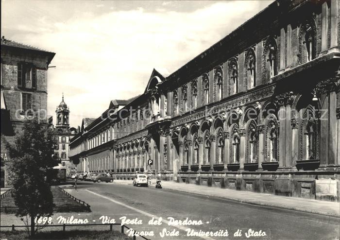 Milano Via Festa del Perdono Nuova Sede Universita di Stato