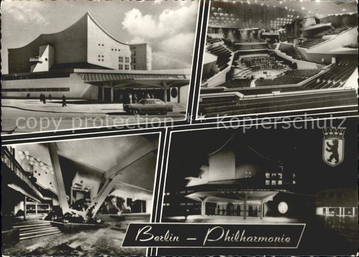 BERLIN  CITY Philharmonie Wappen Krone