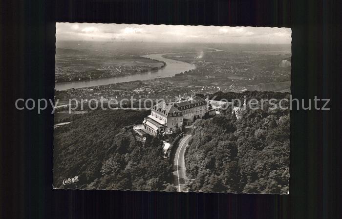 Petersberg Koenigswinter Hotel Petersberg Berghotel Siebengebirge Fliegeraufnahm
