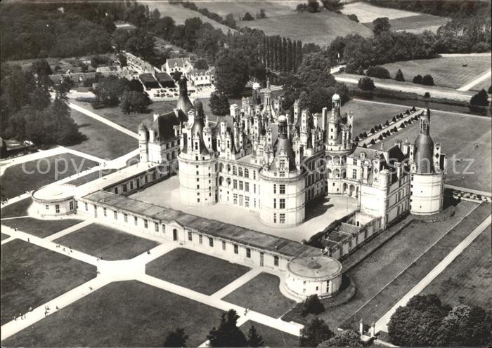 Chambord Blois Chateau vue aerienne